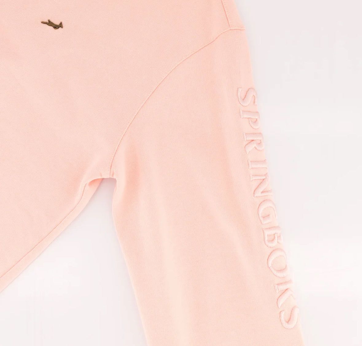 Springboks Metal Rivet Crew Sweat-Rose Quartz