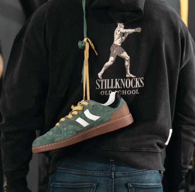 Stillknocks X Coolway X Old School Sneaker-Forest Green