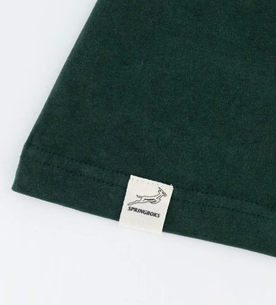 Springboks Stadium Bok Regular Crew Tee-Navy
