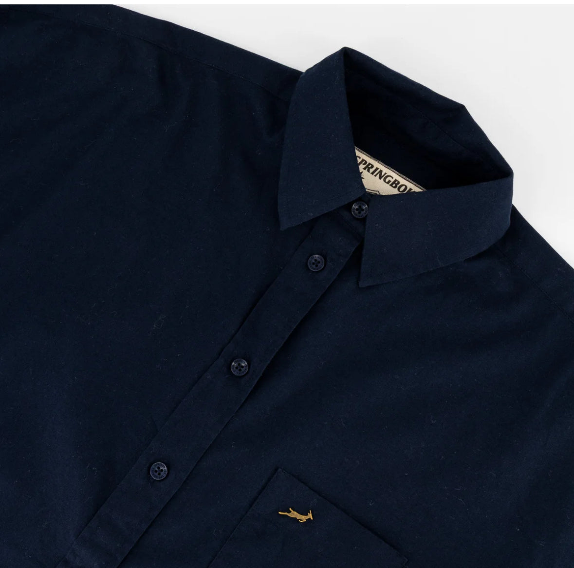 Springboks Ladies Oxford Shirt-Navy