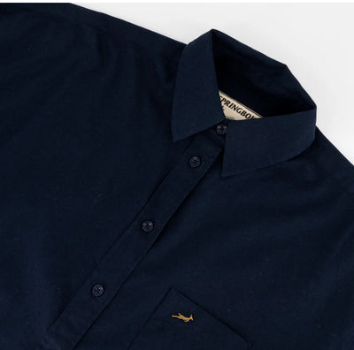 Springboks Ladies Oxford Shirt-Navy