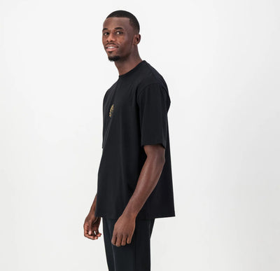Kaizer Chiefs Pop Art Badge Boxy Tee- Black