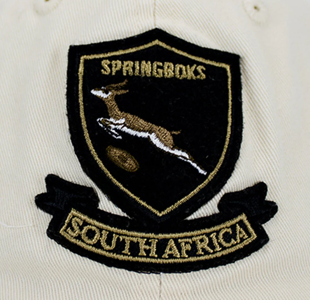Springboks Shield Dad Cap-Ivory