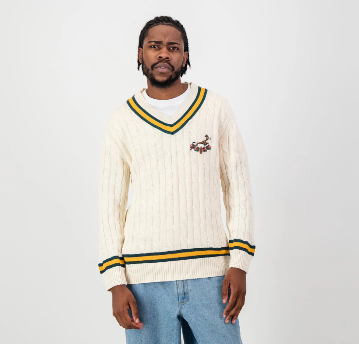 Springboks V-neck Knit - Ivory