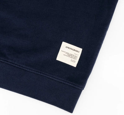 Springboks Word Quarter Zip Sweat-Navy