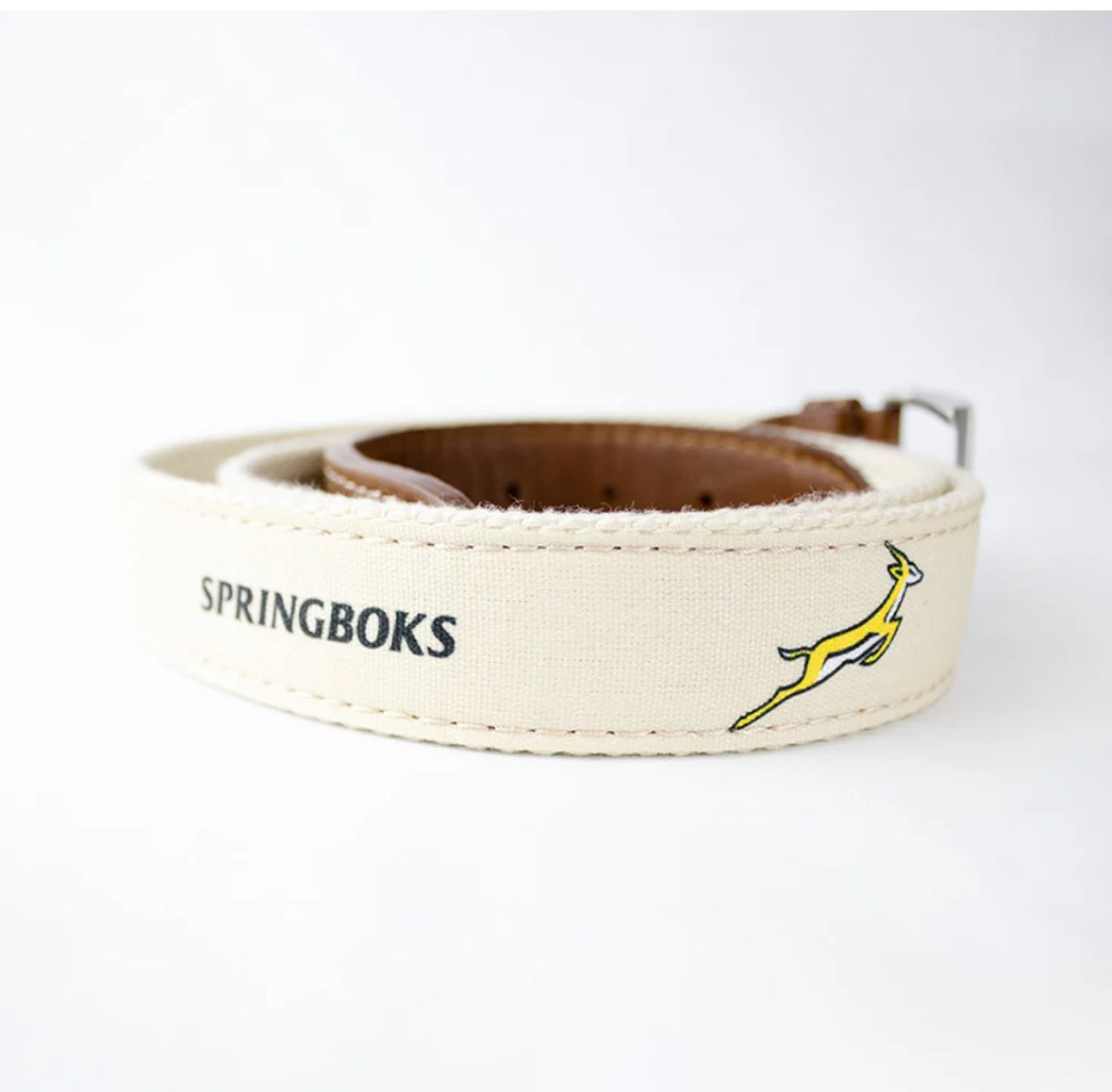 Springboks Golf Belt-Ivory