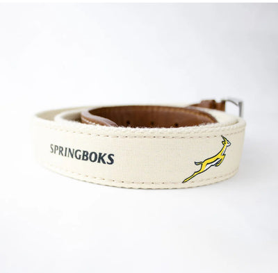 Springboks Golf Belt-Ivory