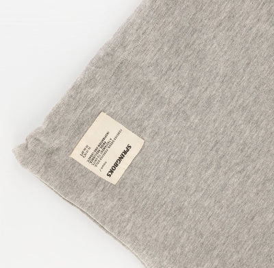 Springboks Crop Crew Sweat - LT Grey Melange
