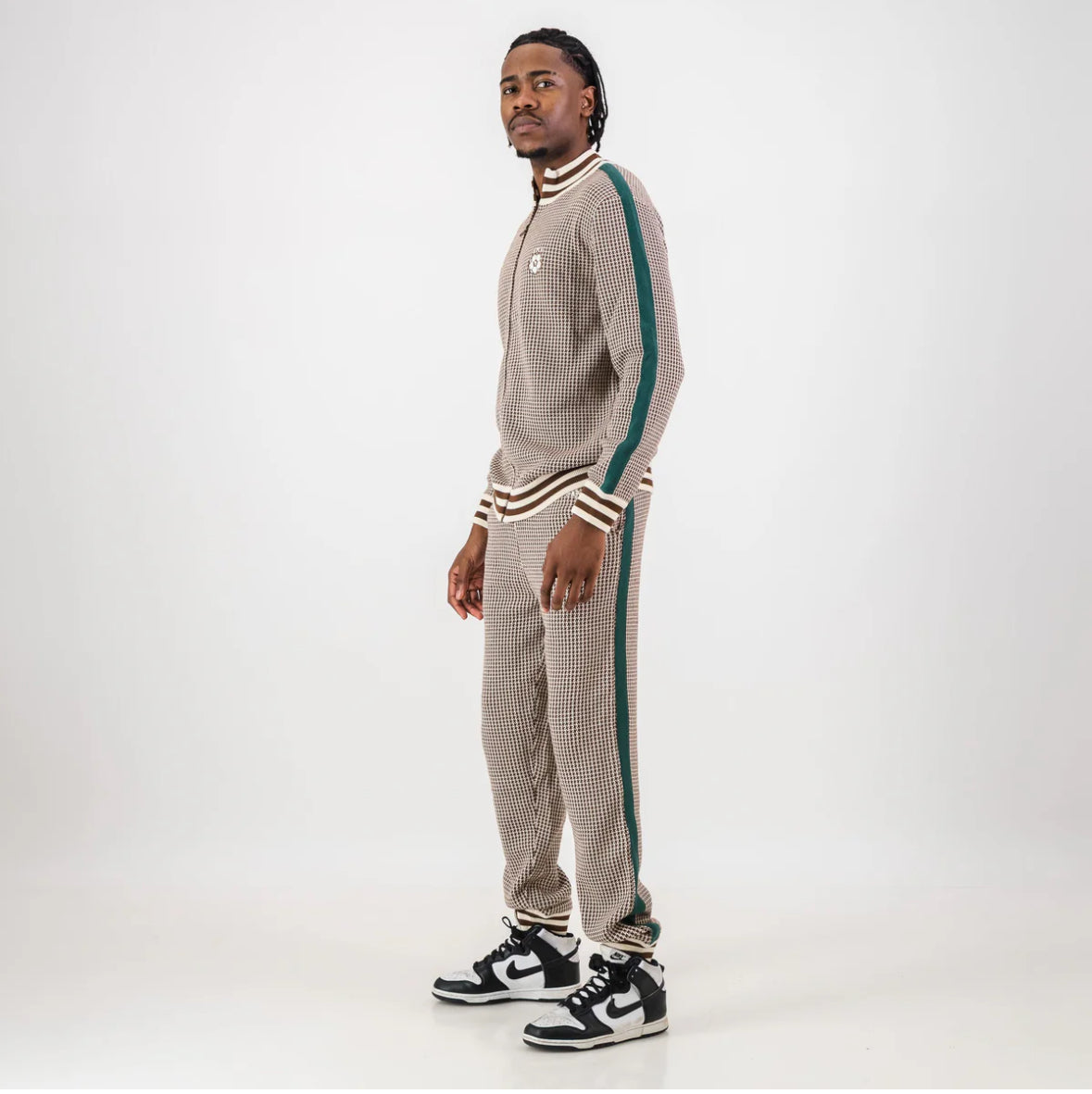 Doctor Khumalo Knitted Track Pants-Ivory