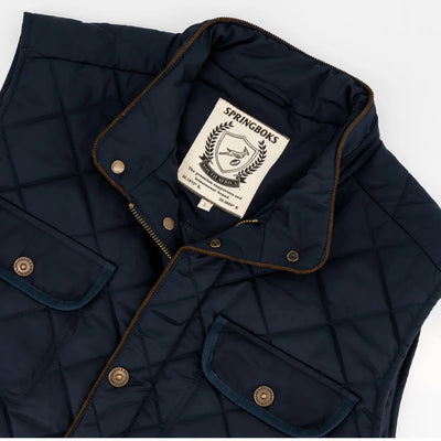 Springboks Barbour Gilet-Navy