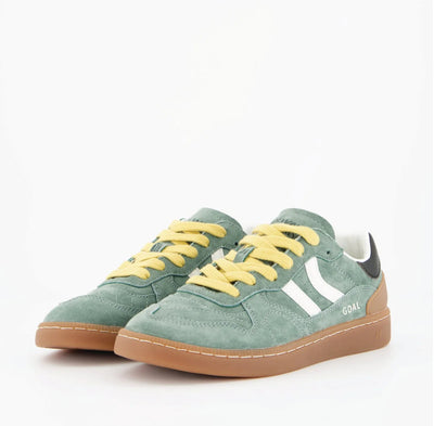 Stillknocks X Coolway X Old School Sneaker-Forest Green