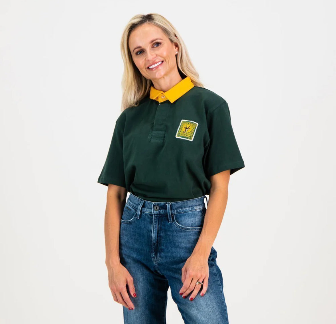 SA Supporters Classic SS Rugby Jersey-OS Green
