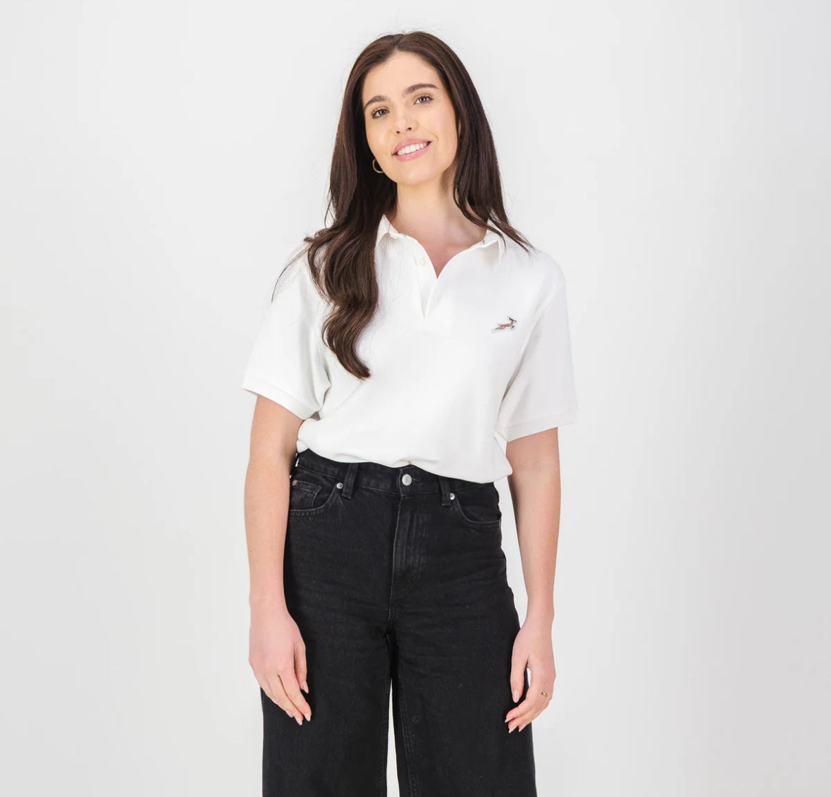 Springboks LC SML Badge SS Polo- White