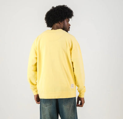 Springboks HS Middle Logo Crew Sweat - Sunshine