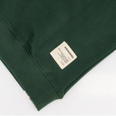 Springboks Nat Badge Crew Neck Sweat-OS Green