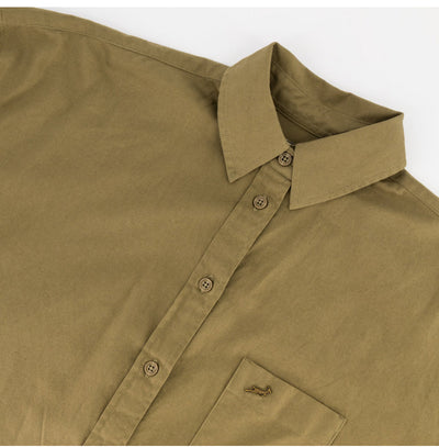 Springboks Ladies Oxford Shirt-Taupe