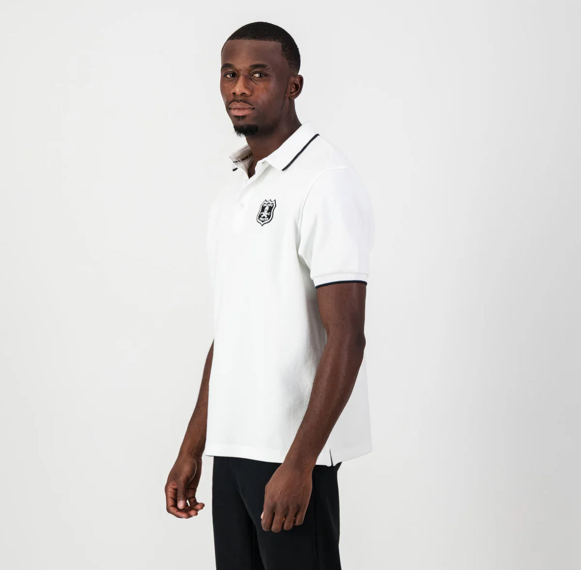 Orlando Pirates Tipped Polo-White