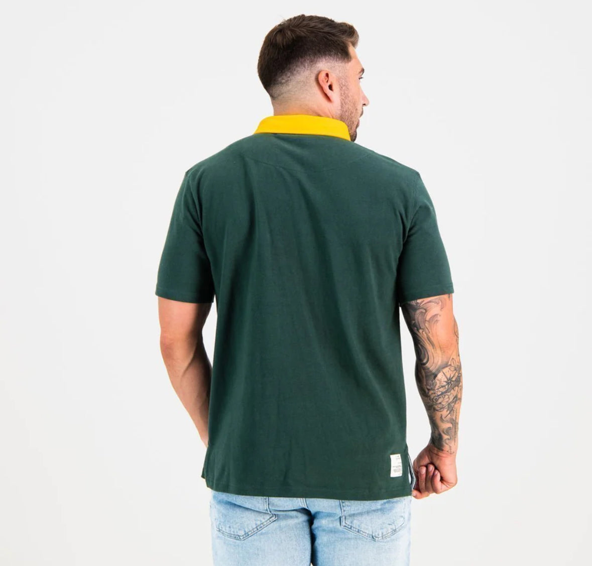 SA Supporters Classic SS Rugby Jersey-OS Green