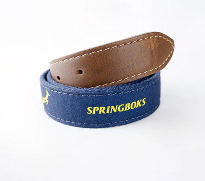 Springboks Golf Belt-Navy