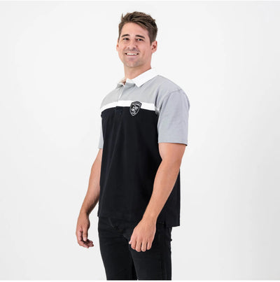 Provincial Sharks SS Rugby Jersey-Black