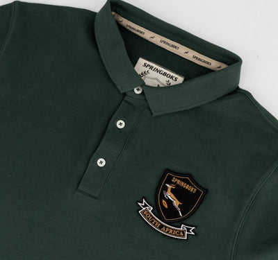 Springboks Shield Polo-OS Green