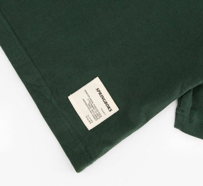 Springboks Pop Badge Ladies Boxy Crew Tee-OS Green