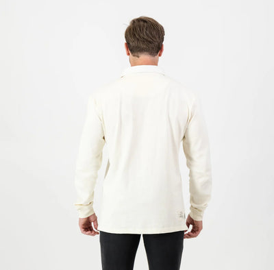 SA Supporters Badge LS Rugby Jersey-Ivory