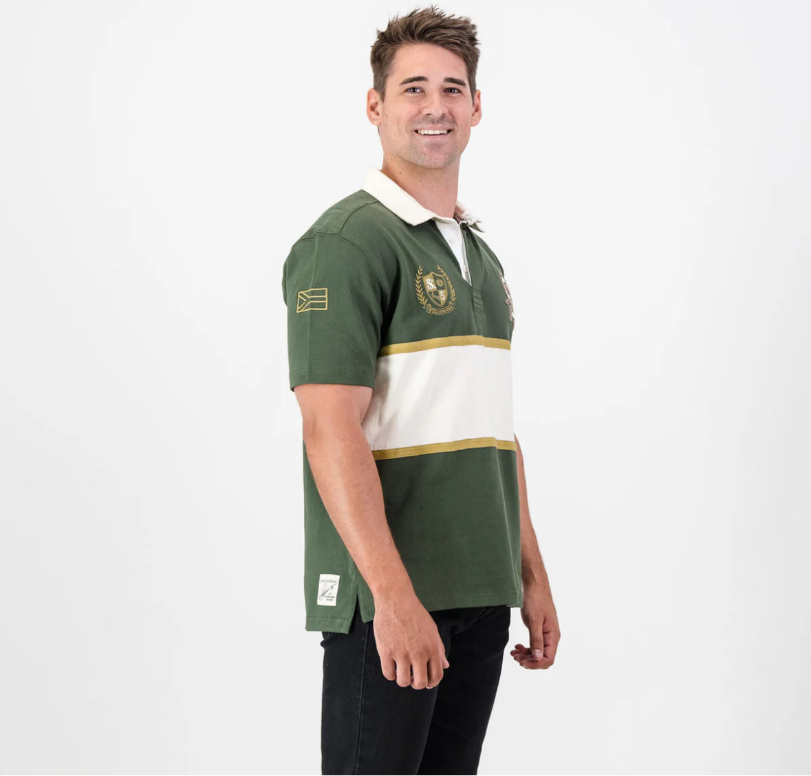 Stillknocks SS Rugby Jersey Enhanced-Military Olive