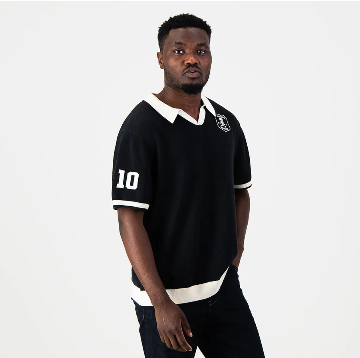 Orlando Pirates Knitted SS Jersey-Black