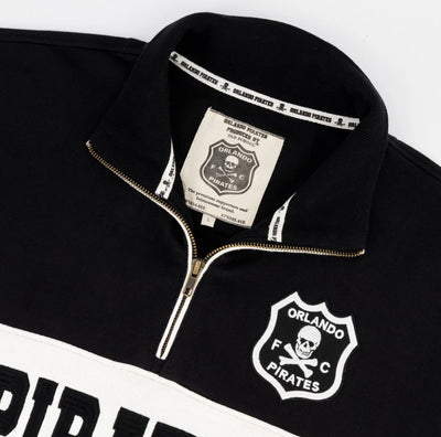 Orlando Pirates Quarter Zip Sweat-Black