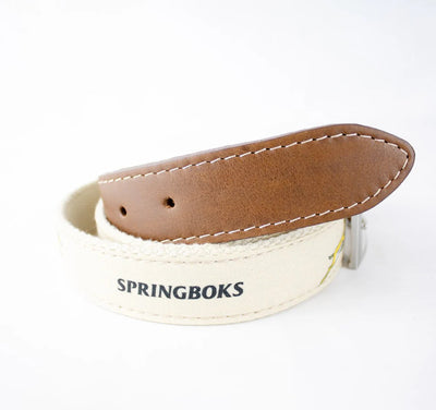 Springboks Golf Belt-Ivory