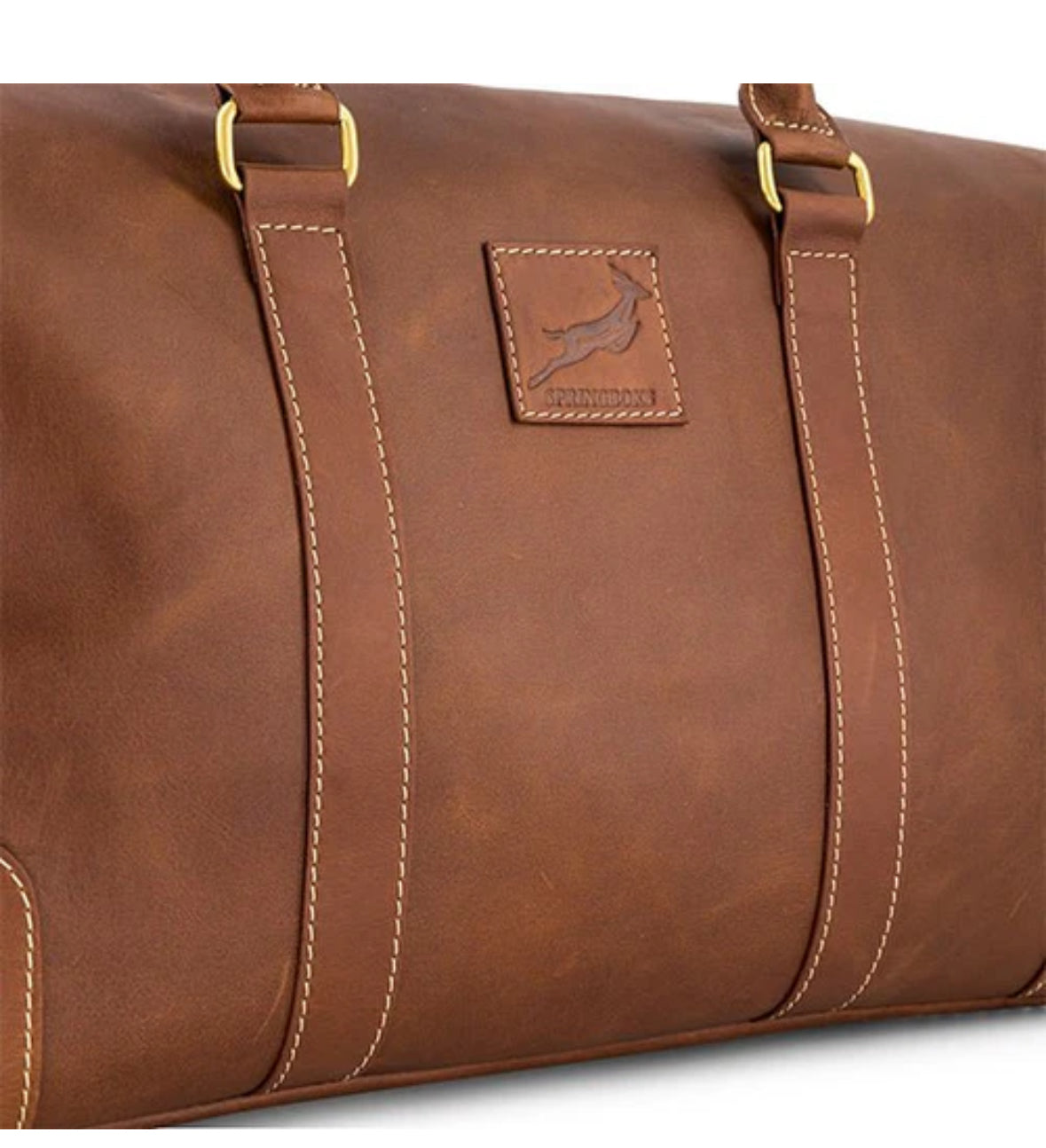 Springboks Weekender Duffle Bag-Dark Brown