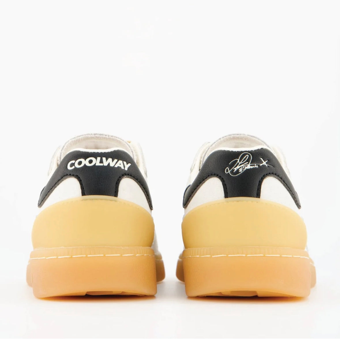 Stillknocks X Coolway X Old School Sneaker-Ivory