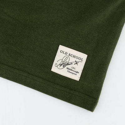 Stillknocks Built Diff Regular Crew Tee-Military Olive