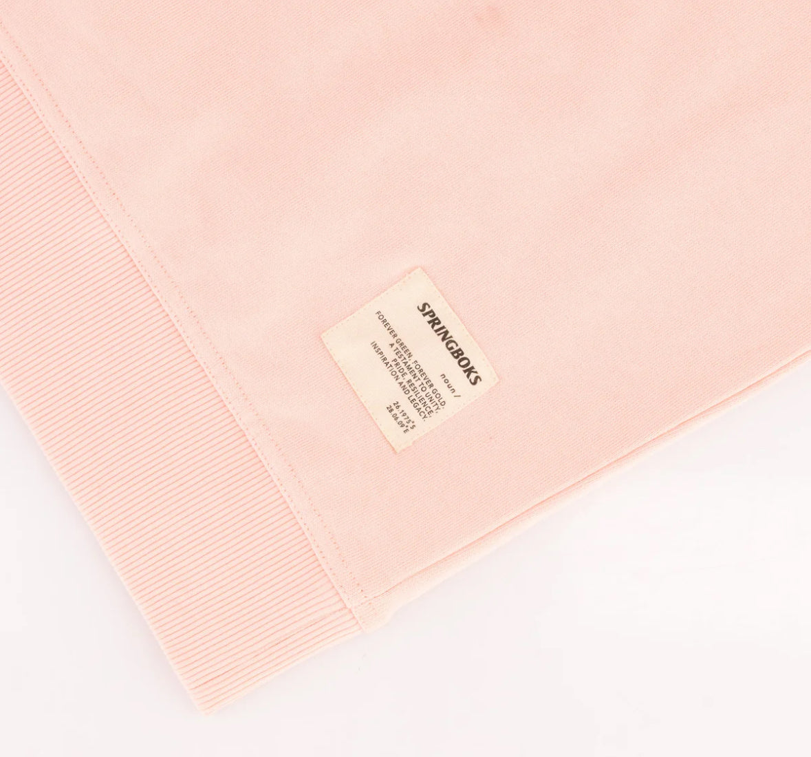 Springboks Metal Rivet Crew Sweat-Rose Quartz