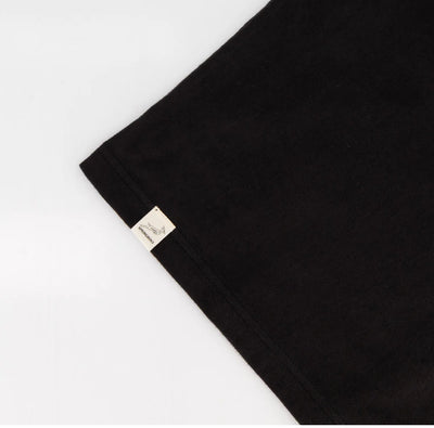 Springboks Outline EMB Regular Crew Tee-Black