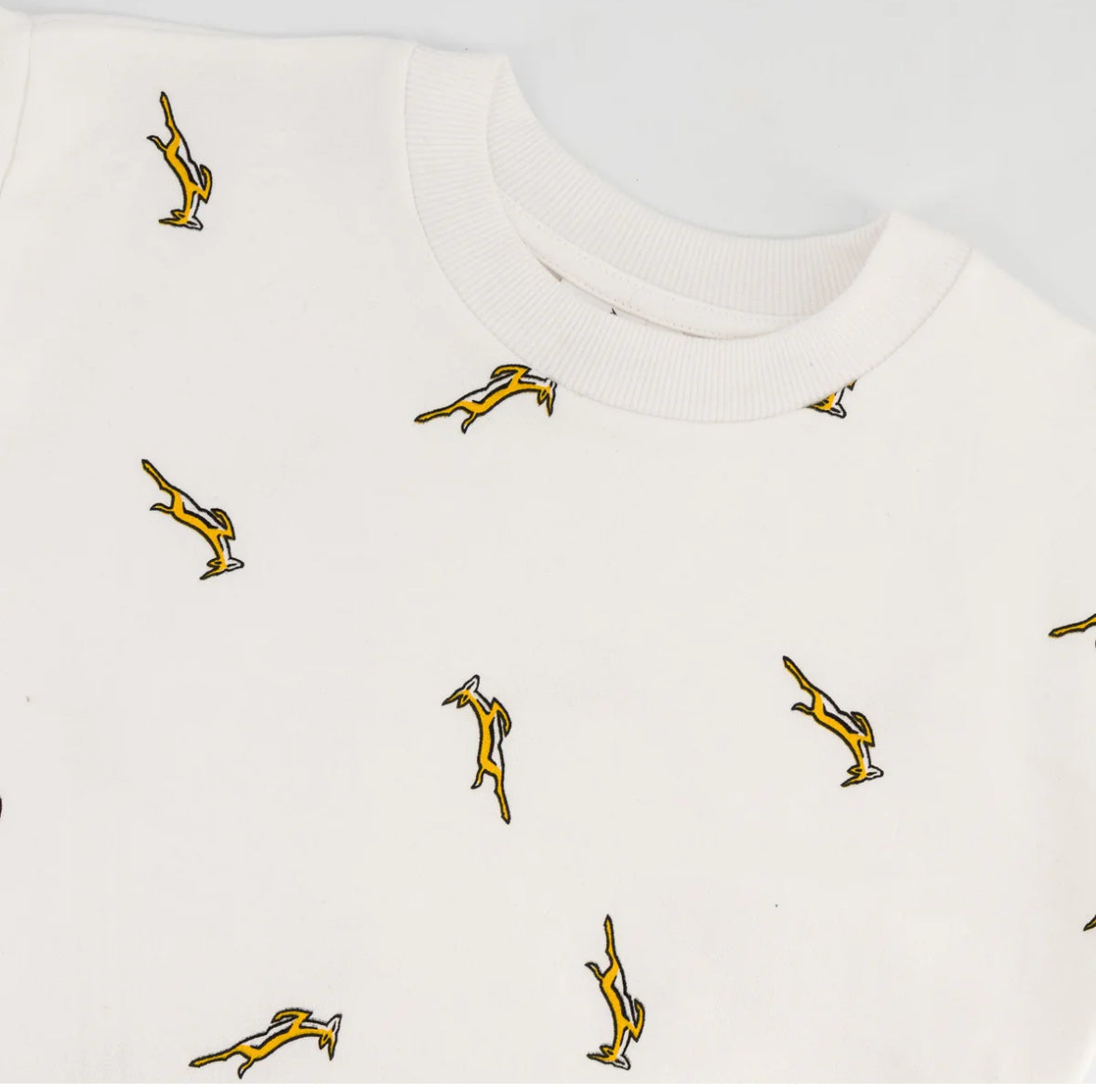 Springboks Kids Bokkies Fleece Sweat-White (UNISEX)