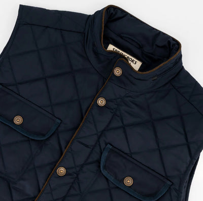 Springboks Barbour Gilet-Navy
