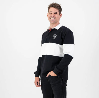 Provincial Sharks LS Rugby Jersey-Black