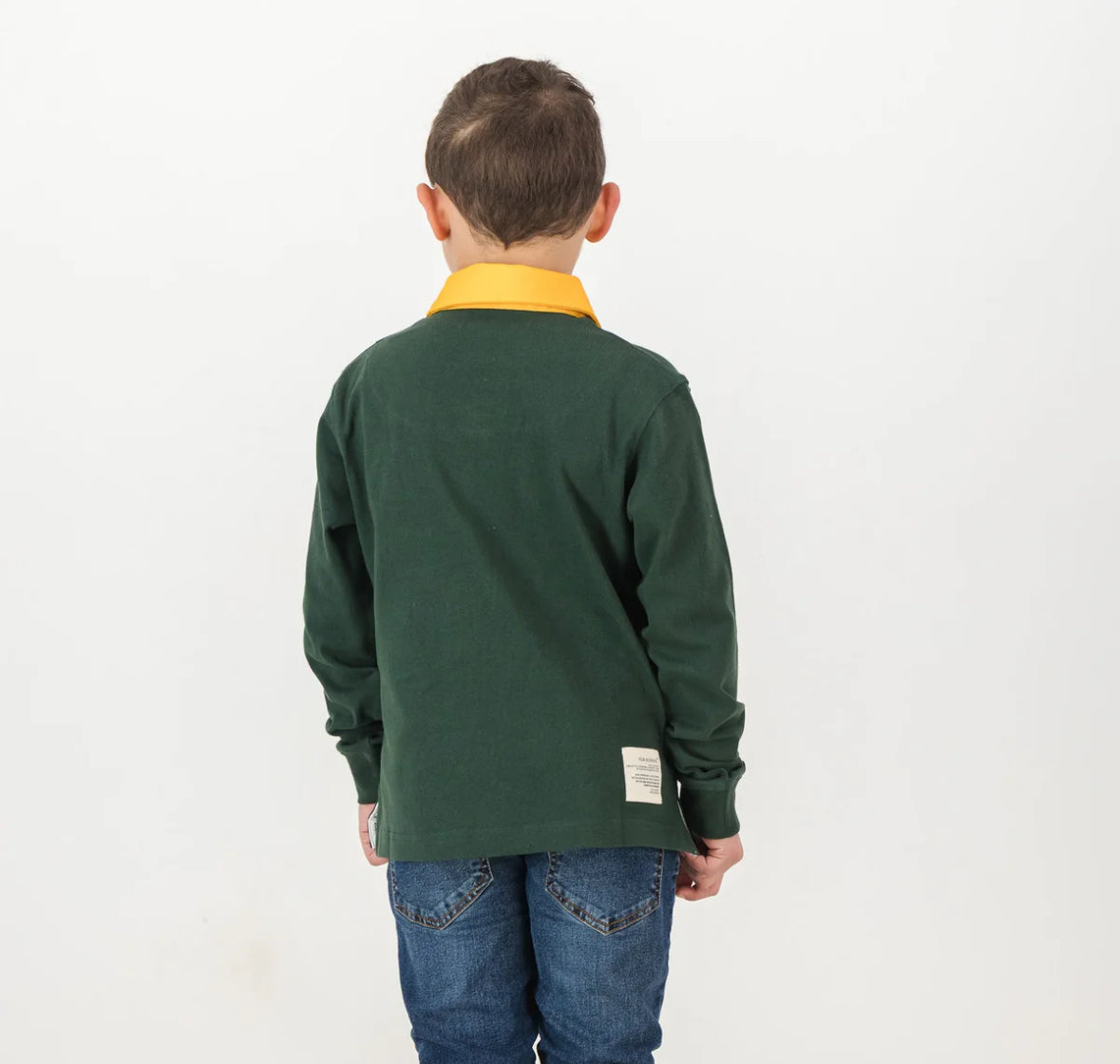 SA Supporters Kids LS Rugby Jersey-OS Green