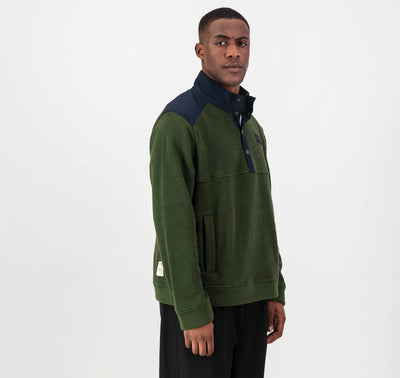 Springboks Fleece Quarter Button Pullover
