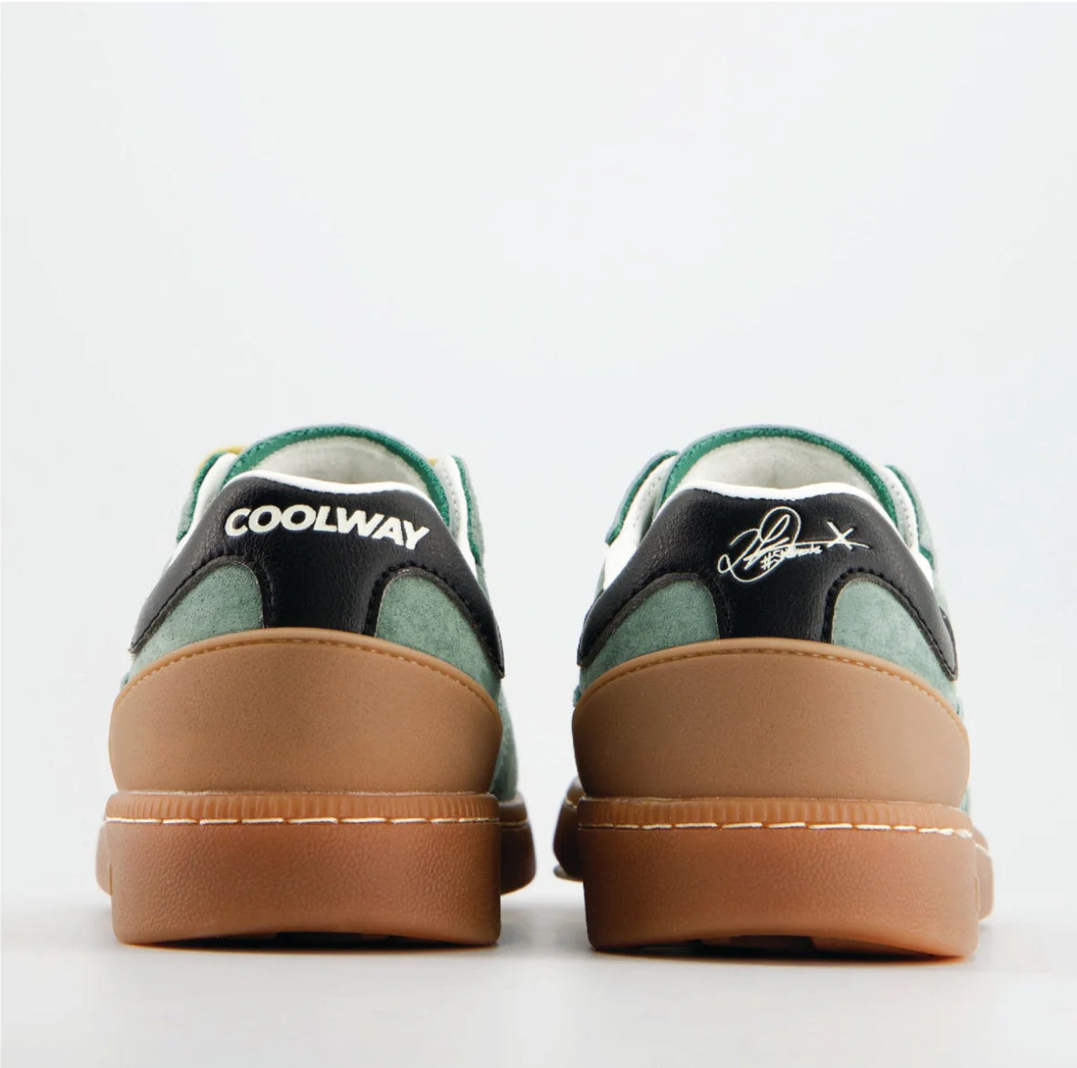 Stillknocks X Coolway X Old School Sneaker-Forest Green