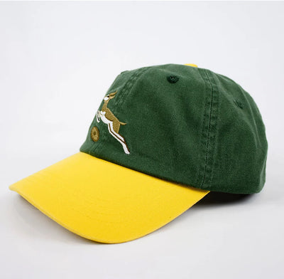 Springboks Two Colour Dad Cap-OS Green