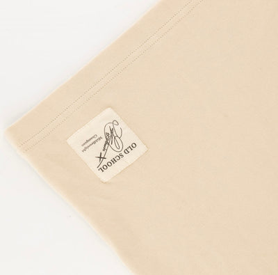 Stillknocks Small Logo Boxy Crew Tee- Ivory