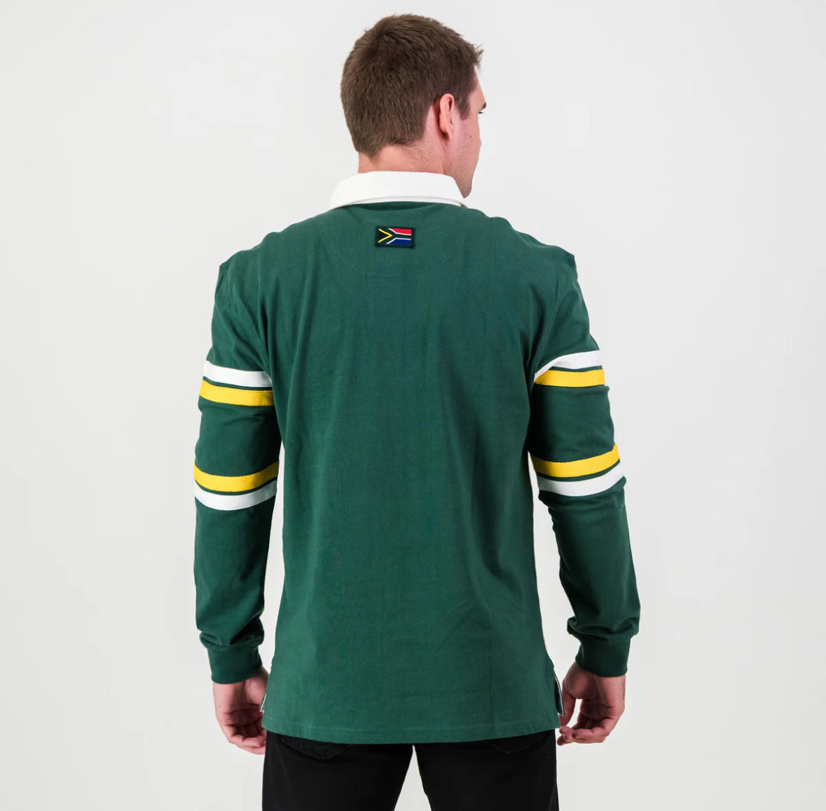 SA Supporters Mid Field LS Rugby Jersey-OS Green