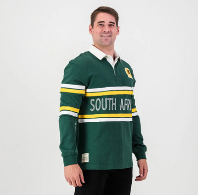 SA Supporters Mid Field LS Rugby Jersey-OS Green