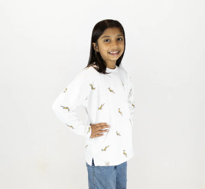 Springboks Kids Bokkies Fleece Sweat-White (UNISEX)
