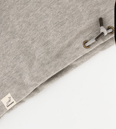 Springboks Crop Crew Sweat - LT Grey Melange