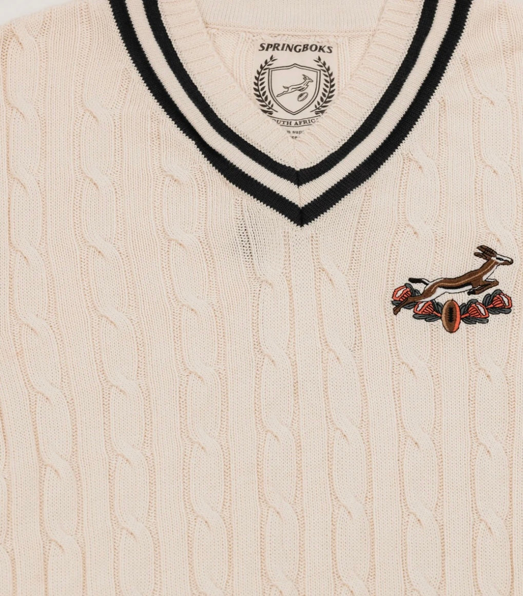 Springboks Vest Knit - Ivory