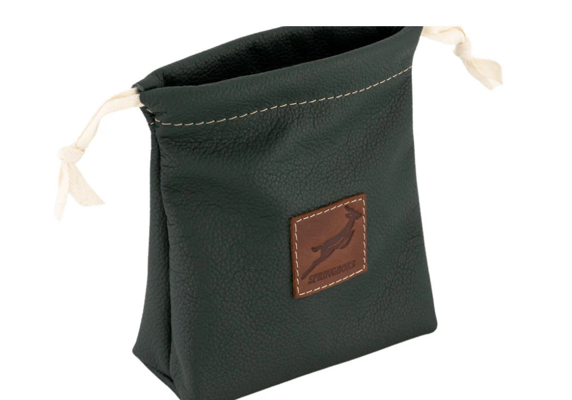 Springboks Tee Drawstring Pouch-Os Green